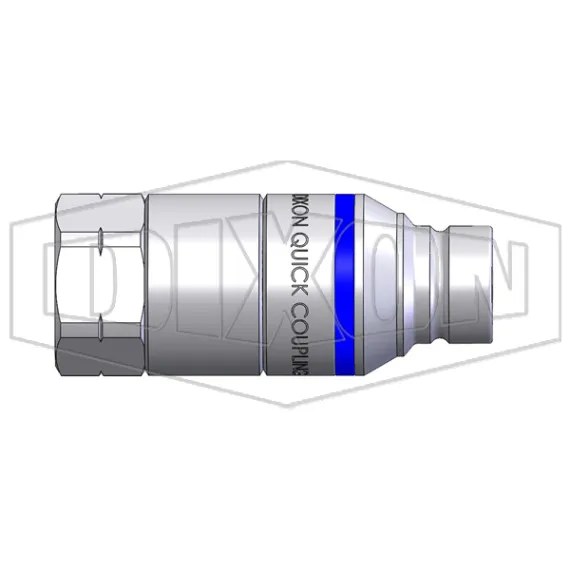 HTE-Series Correct Connect® Under Pressure Flush Face Female Plug CAD 