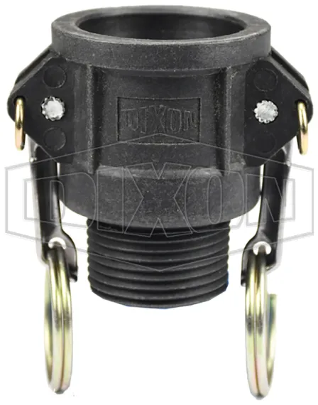 Glass-Filled Polypropylene Cam & Groove Type B Coupler x Male NPT