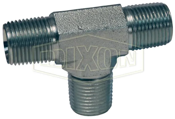 Male NPTF Pipe Tee