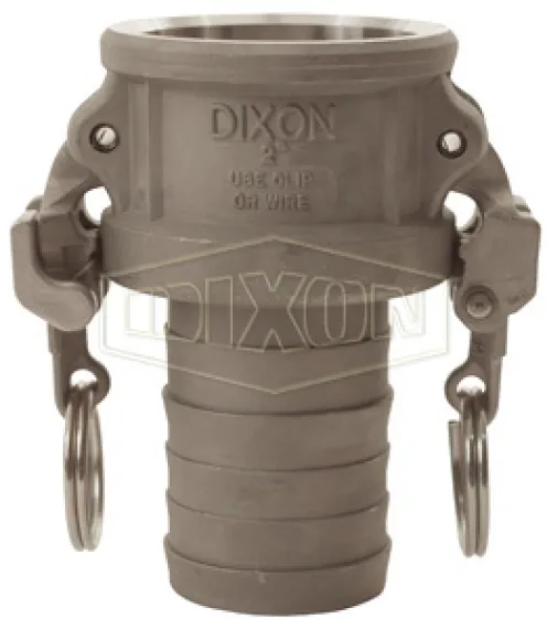 EZ Boss-Lock Cam & Groove Hastelloy Type C Coupler x Hose Shank