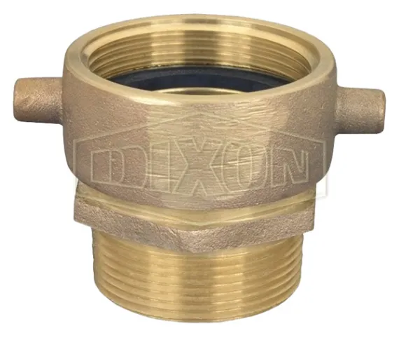 Brass female swivel to male adapters fire adapters and connections
