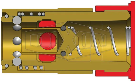 cm-f valved coupler 3d half