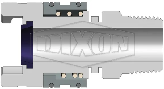 P-series male thread coupler