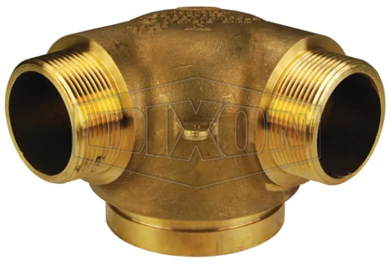 Two-Way Male Outlet Roof Connection 90° Bottom Outlet