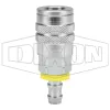 F-Series Pneumatic Manual Push-Loc Hose Barb Coupler