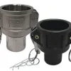din standard cam and groove type c coupler x hose shank group image