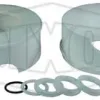 2-Way Encapsulated Sanitary 3 Piece Stainless Steel Ball Valve Repair Kit