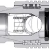 ag series push pull ball valve coupler_4agf4-ps cutaway cad model