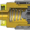 f series manual push loc hose barb coupler