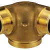 Two-Way Male Outlet Roof Connection 90° Bottom Outlet