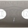 Wall Plate for Double Clapper Siamese Assembly