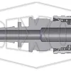 n series interchange male end x hose barb plug dix lock