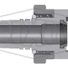 dual lock p series thor interchange male thread coupler